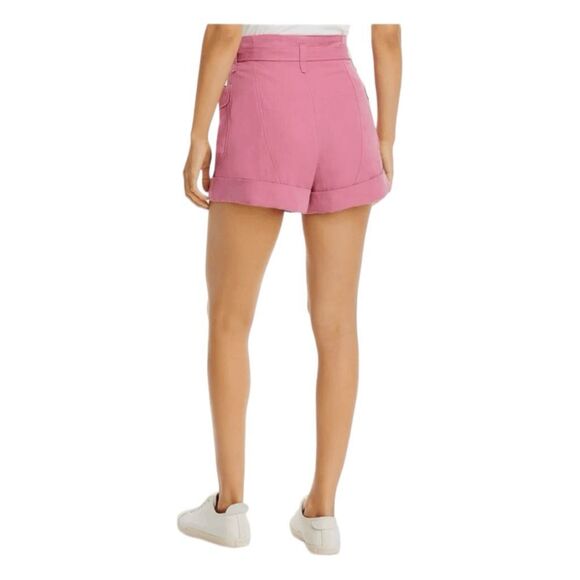 Rag & Bone Trail Tie Waist Utilitarian Shorts Blush Pink Stretch Weave Lightweig - Picture 5 of 11